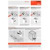 4 Pack Nickel Plated Soft Close Hinge for Inset Doors 6 Way Adjustment