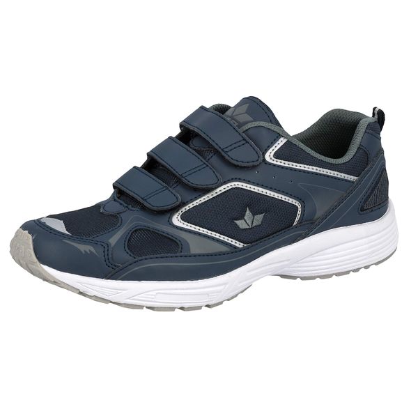 Lico Unisex Silas V Running Shoe, Navy/Gray, 4 UK