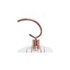 Maykoosh Handcrafted Haven Modern Metal Scroll Table Lamp, White