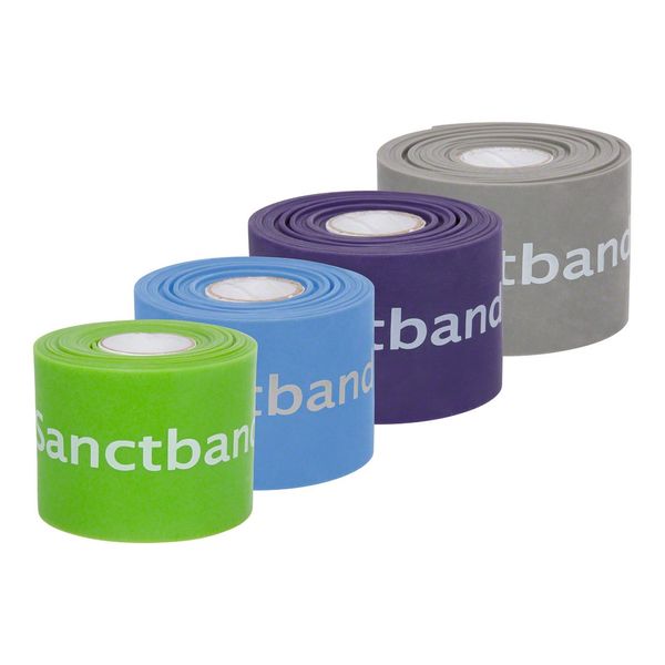 Floss Band Level 1-4, 2 m x 5 cm, Set of 4
