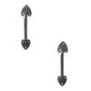 2 Pack Elegant Antique Black 200mm Pull Handle for Cabinets and Doors - Door Handle