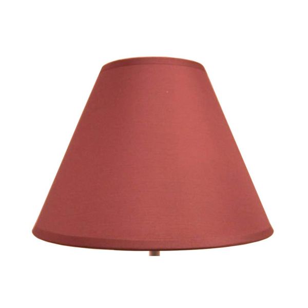 The Lampshade Warehouse Lighting Outlet 9" Cotton Coolie Pendant Or Table Lampshade In Burgundy Colour