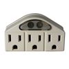 Skywalker Polarized 3-Outlet 120V AC Adapter, Night Light, UL Listed