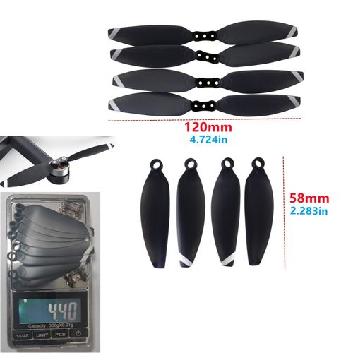 sea jump 16PCS Propeller for HS175D HT50 X500pro X650 Z6pro W3 F11MINI F7MINI V11MINI Aerial Photography Folding Quadcopter, Spare Parts for RC Drone Blades