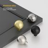 goldenwarm 30 Pack Matte Black Cabinet Knobs Kitchen Dresser Drawer Knobs Round Ball Hardware for Cabinets Single Hole