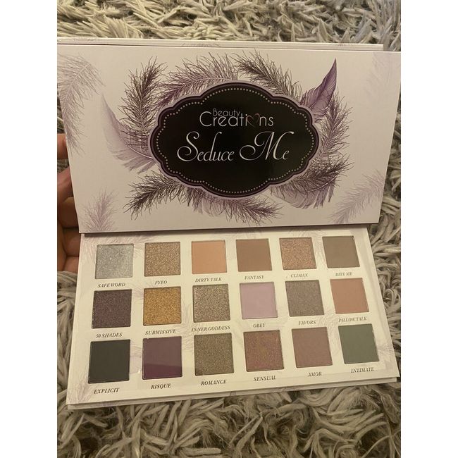 beauty creations Seduce Me Palette EyeShadow Palette Highly Pigmented 18 Shades