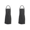 Ardisle 2 Pack Kitchen Stripe Pattern Apron Pocket