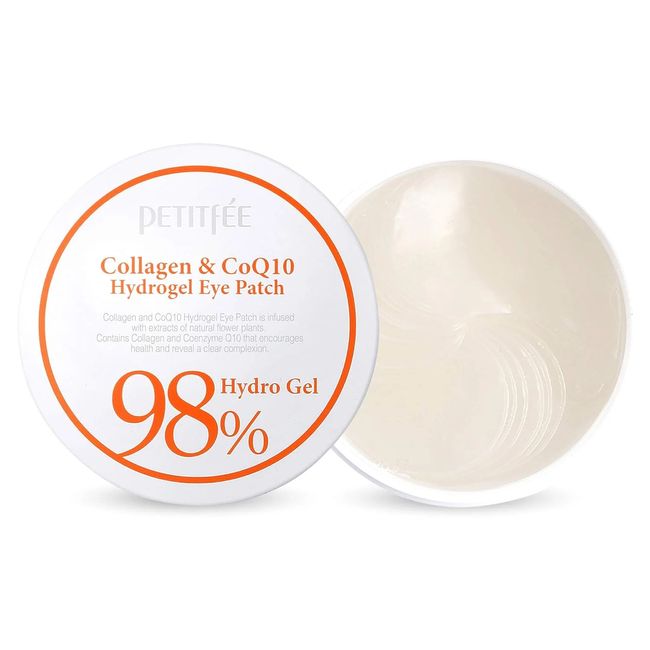 PETITFEE Collagen and CoQ10 Hydrogel Eye Patches 60ea