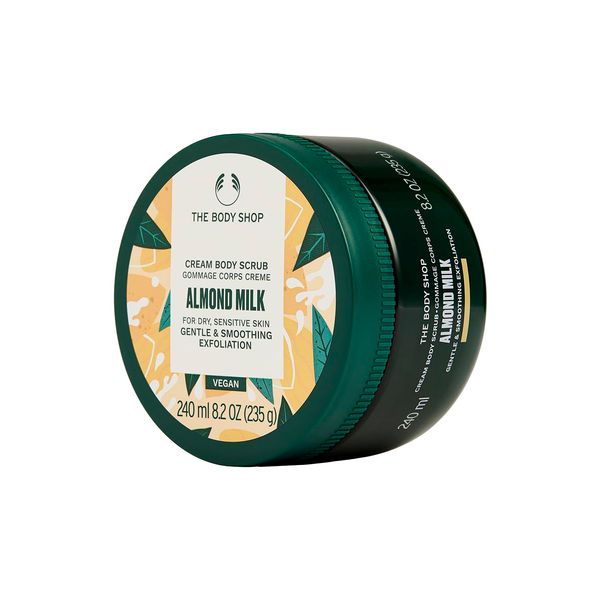 The Body Shop Official Body Scrub AM (Scent: Almond Milk), 8.5 fl oz (250 ml)