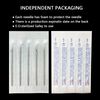 Body Piercing Needles,40PCS Mixed Piercing Needles-12g.13g.14g.15g.16g.17g.18g.20g Individualized Package 5Pcs of Each Stainless Steel Sterile(Mixed)