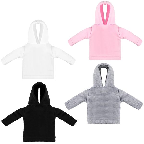 Bencailor 4 Pcs Doll Clothes 11.5 Inch Doll Accessories Clothes Hoodie Sweater Set Knitted Clothing for Elf Doll Decor(Hoodie)