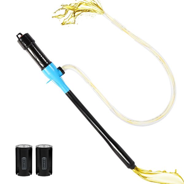 ZOYITO Battery Operated Liquid Transfer Pump Pumps 2.5 Gallons Per Minute Electric Liquid Siphon Pump Multifunctional Portable Pump for Heating Oil Water Gas