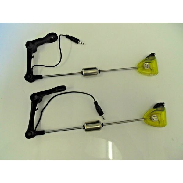 TMC 2 x Yellow Drop off illuminated Bite Indicators. Slider Weight, 2.5mm Jacks