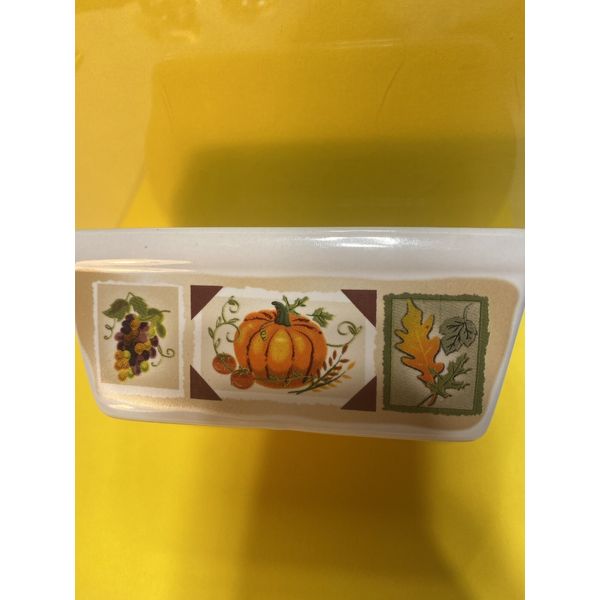 THANKSGIVING PUMPKIN BUTTER & BAKING DISH 6” X 3.75”