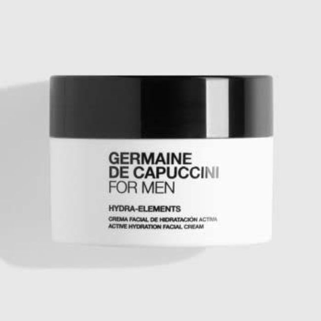 Germaine de Capuccini | FOR MEN - Hydra Elements Moisturizer - Moisturizer face cream for men - Formulated for men’ skin, often aggravated by shaving - Active Hydration Facial Cream - 1.7 oz