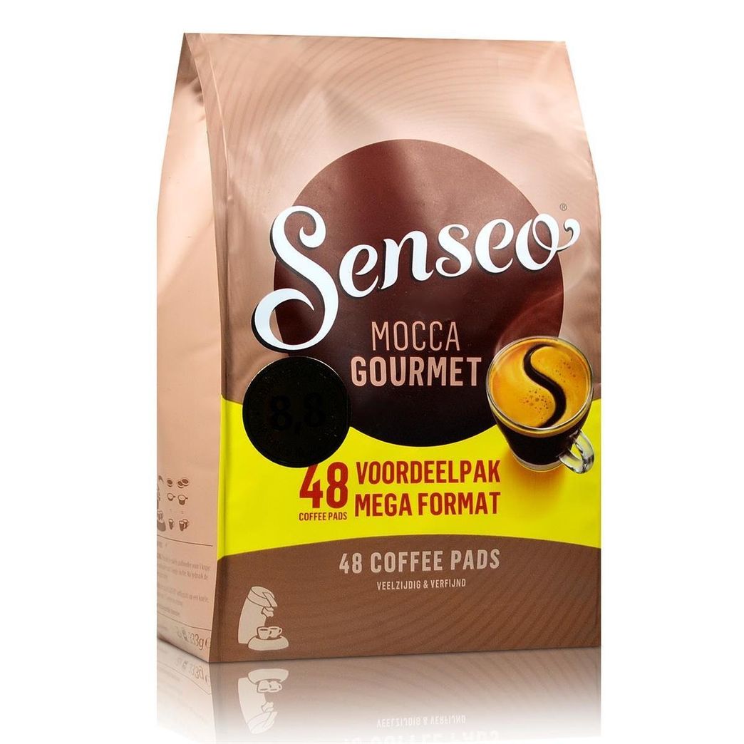 Senseo Extra Strong Dark Roast Coffee Pods, 48 Count (Pack of 10) - Single  Serve Coffee Pods Bulk Pack for Senseo Coffee Machine - Compostable Coffee