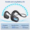 Mpow Bluetooth Headset Open Ear Headphones with Removable Noise Cancelling Mic