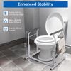 Xcceries Toilet Safety Rails Frame, Commode Chair Handles for Elderly Disabled