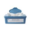 Medline ReadyFlush Large Adult-Sized 8x12 Personal Cleansing Cloths - Tub of 60 Flushable Wipes