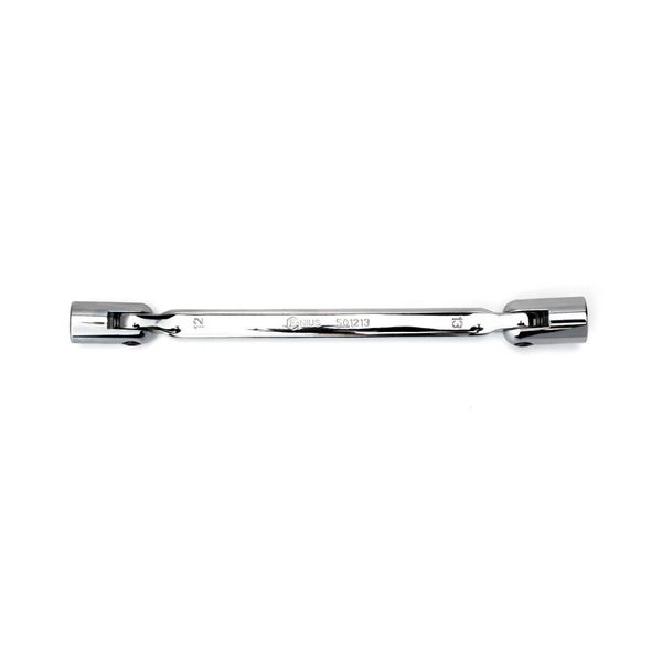 Genius Tools Double Flexible Socket Wrenches -Mirror Finish 12 x 13 mm - 501213
