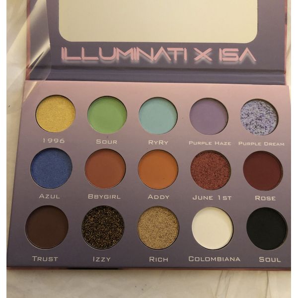 ILLUMINATI  X ISA Eye Shadow Palette Glam Palette Designed By Isabel Bedoya NEW
