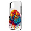 Dripping Paint Art Irish Water Spaniel Case for iPhone 13