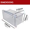 SPARES2GO Lower Drawer Bottom Food Container for Neff Fridge Freezer