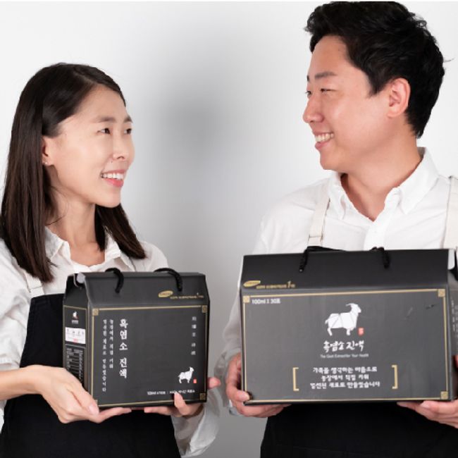 Black health young farmer Jeong Jin-wook's black goat juice 1 box 30 pouches x 100ml, 3000ml, 1 pc