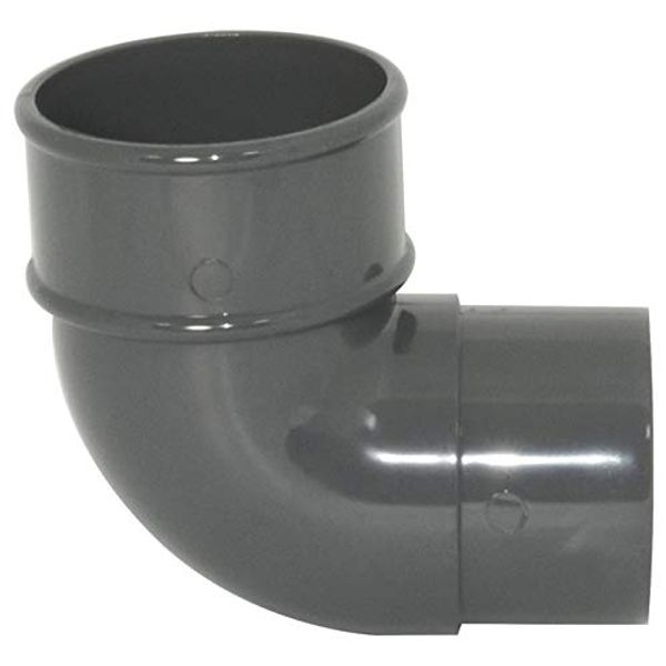 FloPlast RB1A 92.5° Offset Bend 68mm Anthracite Grey