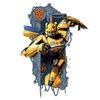 CafePress Transformers 7 Bumblebee Charging Sticker Square Bumper Sticker Car Decal