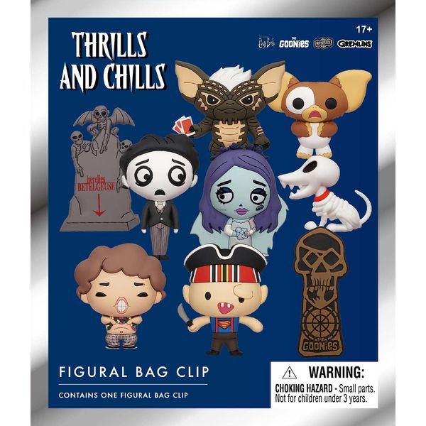 Warner Bros. Thrills and Chills 3D Foam Bag Clip in Blind Bag, Multi Color