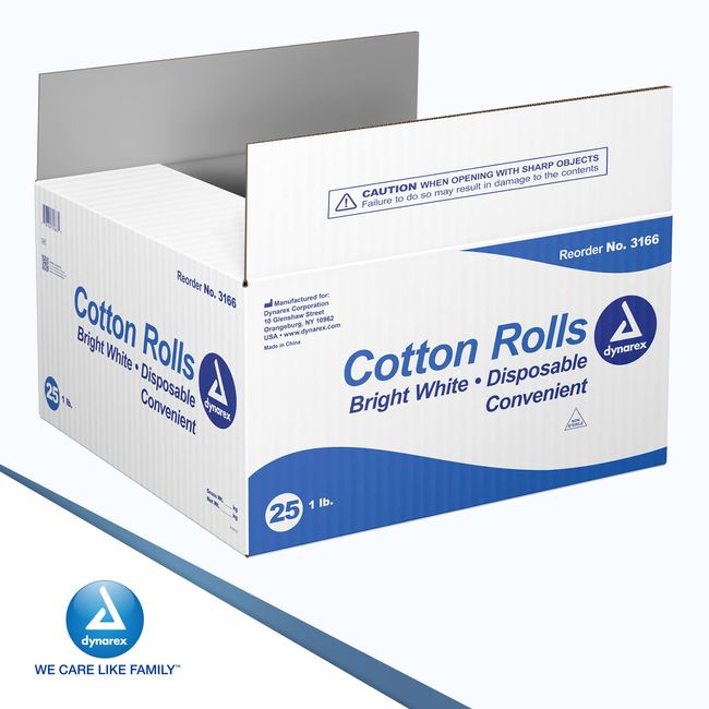 US Cotton Absorbent, Non Sterile, Cotton Roll 1 lb 