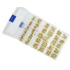 WINGONEER 600PCS 30 Values 10pF to 10uF (each Value 20pcs) Multilayer Monolithic Ceramic Capacitor Set Assortment Kit + Plastic Box