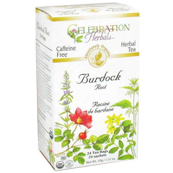 Celebration+Herbals%2c+Tea+Bags+Burdock+Root%2c+24+Count