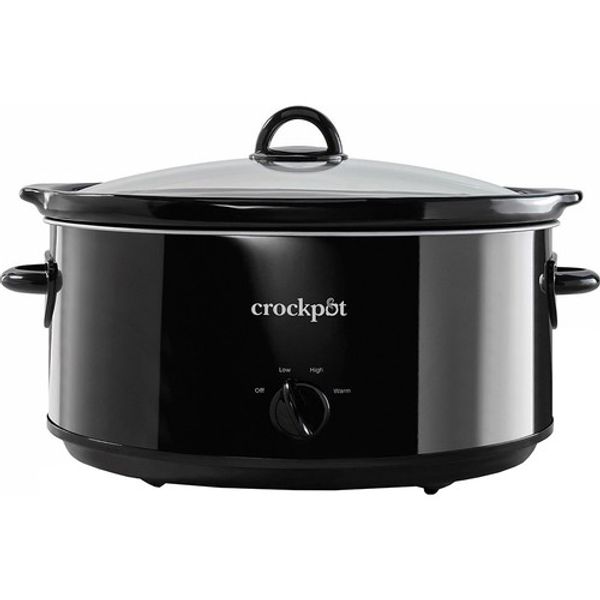 Crock-Pot 2133113 8QT Manual Slow Cooker, BLK