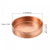 sourcing map Copper End Cap Pipe Fitting Sweat Plug Connection 54mm(2.12") ID for Water Pipe Plumbing