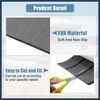 VekAuto 95"x7" EVA Decking Sheet Mat for Boat Deck Pad Medium Gray Black Auto Accessories