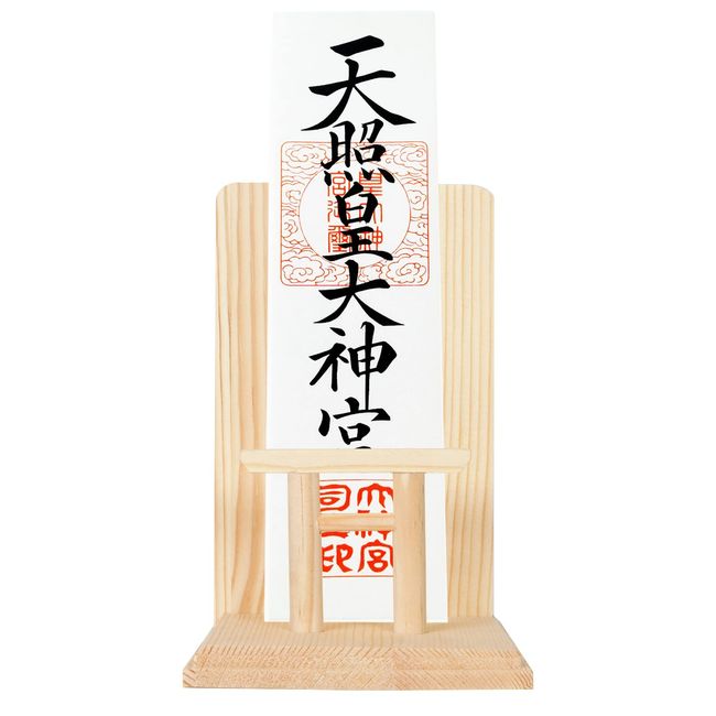 ATUSANO Hand Bank Holder with Torii Gate, Modern Bill Stand, Stylish, Stand Type, Shinto Shelf, Bill Holder, Modern Shinkan Holder, Floor Stand, Simple Shindshelf