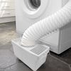 SPARES2GO Condenser Vent Box & Extra Long Hose Kit Compatible with Candy Tumble Dryers (with Connection Ring)