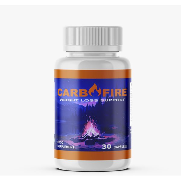 CarboFire - Natural Popular Supplement/Weight Management - Natural Ingredients - 30 Capsules - Fitness Hero Supplements