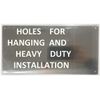 Sprinkler Riser #3 Sign (Aluminium Reflective !!!, White 3X6)--REF24-1027