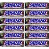 12 SNICKERS BARS CHOCOLATE PEANUTS EXP 2026/01