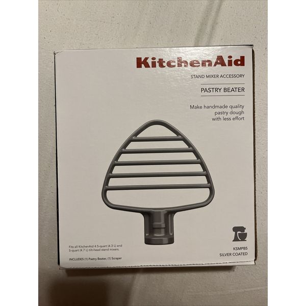 NEW SEALED Kitchen Aid Pastry Beater Blade + Scraper Stand Mixer 4.5 & 5 Quart