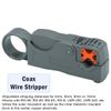 9-in-1 Network Toolkit: RJ45 Ethernet Crimper, Krone PunchDown, Cable Tester