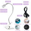 Saviland U V Light for Nails – Mini White LED Nail Lamp with Securing Clip Rotatable Nail Dryer Nail Art U V lamp (3W) for Curing Gel Nail Polish U V Gel Nails U V Nail Lamp for Home DIY Manicure