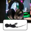 Briny River USB Wire Data line Audio Cable Compatible with Razer Kraken Kitty Edition Compatible with Ultimates Edition Headphone Black