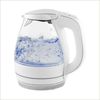 Ovente Electric Hot Water Portable Glass Kettle with Filter 1.5Liter White KG83W