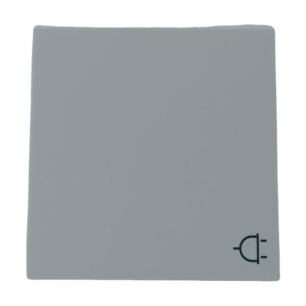 Cover for Schuko Socket with Hinged Lid Pure White