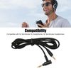 Replacement Audio Headphone Cable for XL 90 Degree Angle Plug No Microphone 4.9ft
