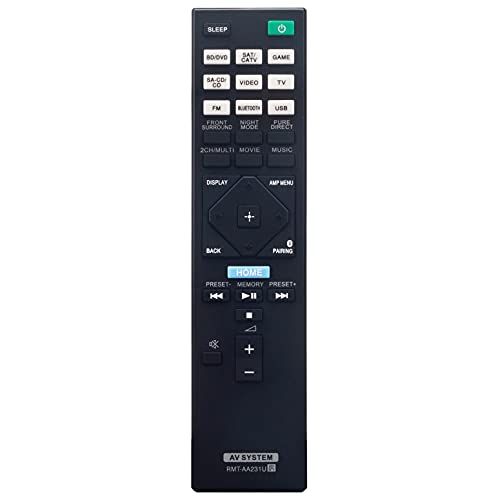 RMT-AA231U Replacement Remote Commander fit for Sony 7.2 Channel Home Theater 4K AV Receiver STRDH770 STR-DH770